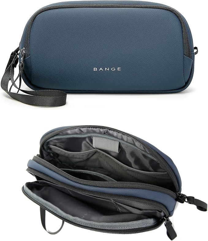 BANGE Cable Organizer Pouch， Travel Water Resistant Tech Accessories Bag Carry - Image 2