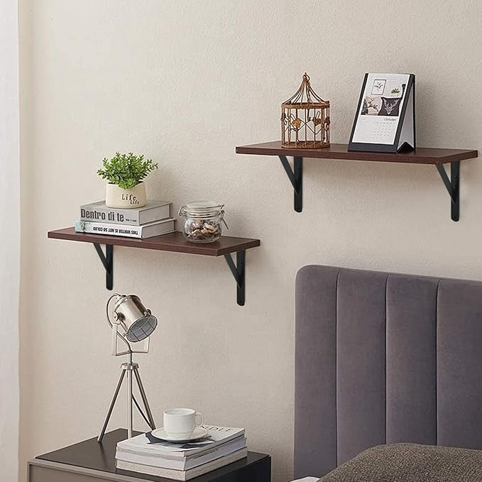 16 Pack L11 x H 8" Black Heavy Duty Shelf Brackets - Image 6