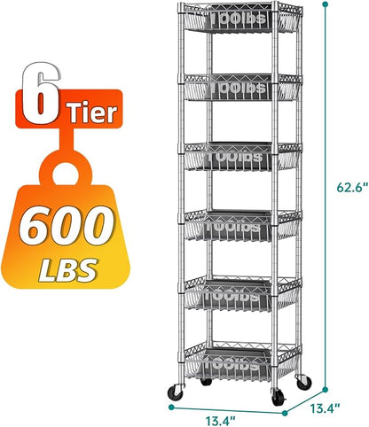 SINGAYE Shelf Storage Wire Shelving：Shelves Rack Standing Units - Image 3