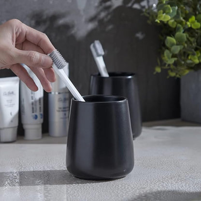 Black Toothbrush Holder for Bathroom - Image 7