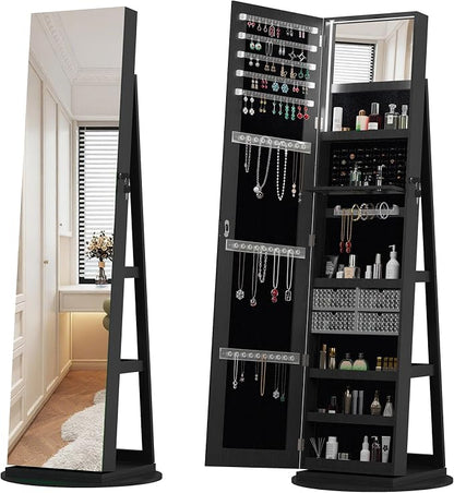 Montary 360° Rotating Jewelry Cabinet - Image 3