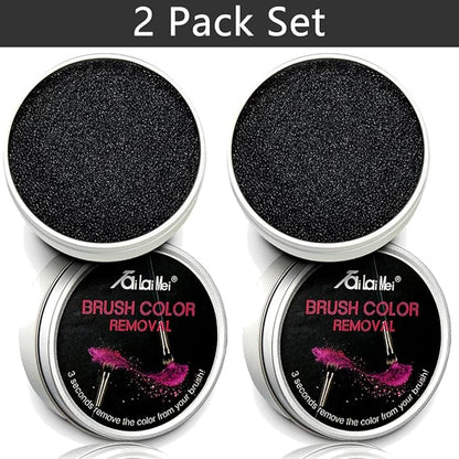 TailaiMei 2 Pack Color Removal Cleaner Sponge, Quickly & Easily Clean Makeup - Image 6
