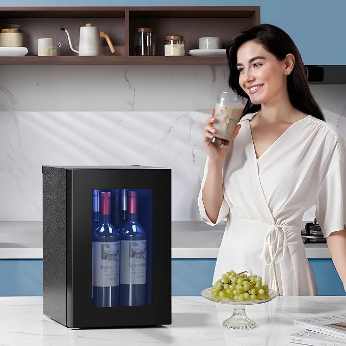 Antarctic Star 0.6Cu. Ft. Freestanding Counter-top Wine Cellar Mini Fridge - Image 7