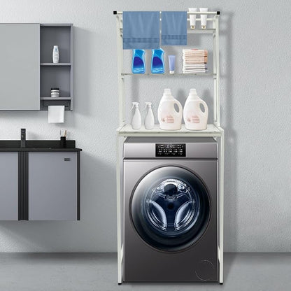 Gdrasuya10 White Over The Washer & Dryer Storage Shelves, 3 Tier Washing - Image 5