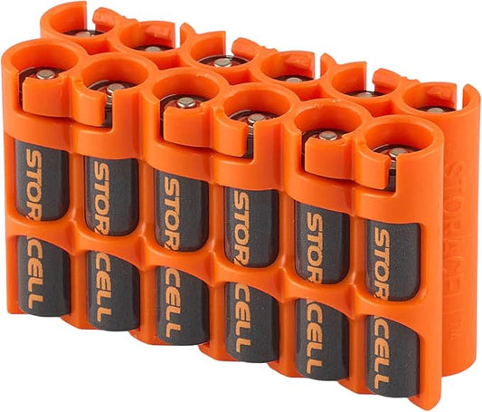 Storacell by Powerpax AAA Battery Storage Caddy, Holds 12 Batteries by Storacell