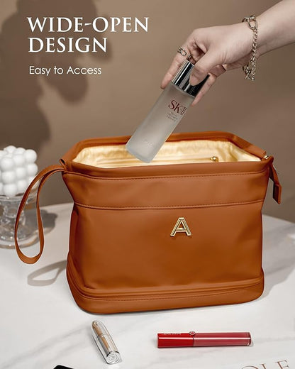 Cool Girl Gifts for Women, Personalized Makeup Bag, Monogrammed Gifts, Initial - Image 5