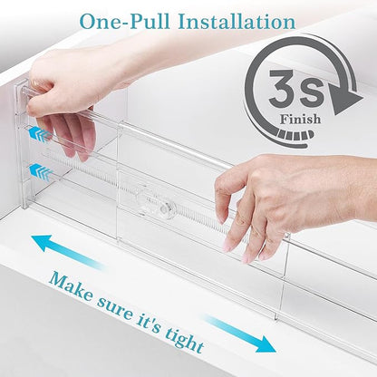 Vtopmart 10 Pack 6" Tall Upgrade Drawer Dividers - Image 6