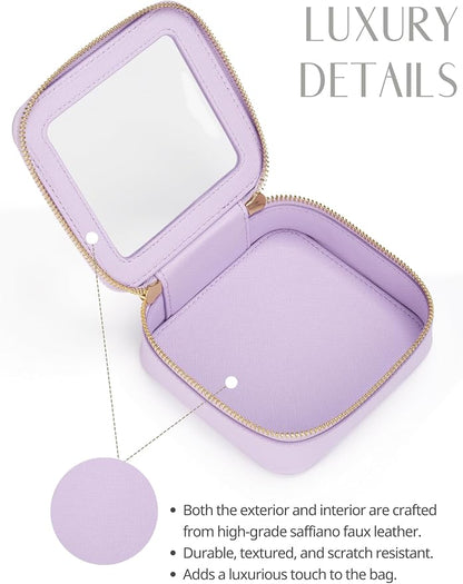 Popvibe Clear Makeup Bag Travel Cosmetic Case Transparent Toiletry Bag - Image 6