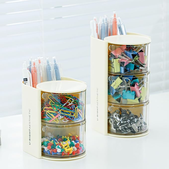 FABROK 3-Layer Clear Hair Accessories Organizer - Image 7