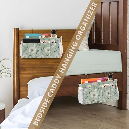 Sage Green Dandelion Bedside Caddy - Image 7