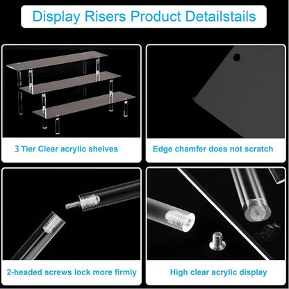 3 Tier Perfume Organizer Stand, Cologne Shelf Dessert Display - Image 4