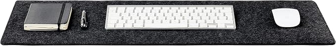 Premium Felt Desk Mat | Small 12" x 27.5" Multifunctional Desk Pad - Image 2
