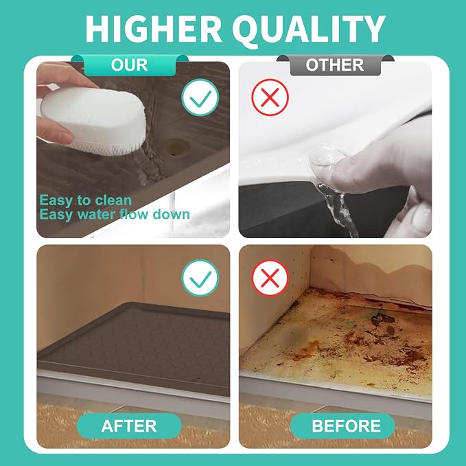 Under Sink Mat for Kitchen, Silicone Waterproof Liner - Image 6