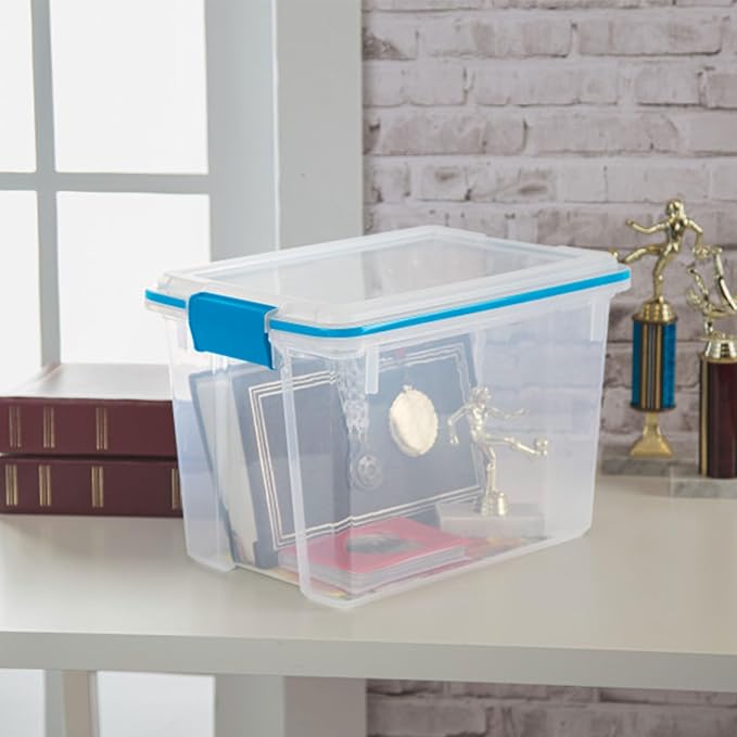 Sterilite 6-Pack Gasket Box, Weather-Resistant Storage Bins - Image 6