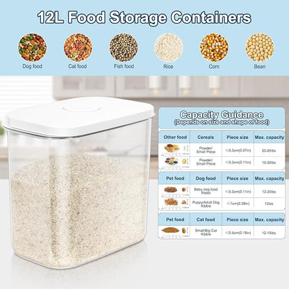 Rice & Flour Storage Container, Cereal Containers Storage, Dry Food Airtight - Image 5