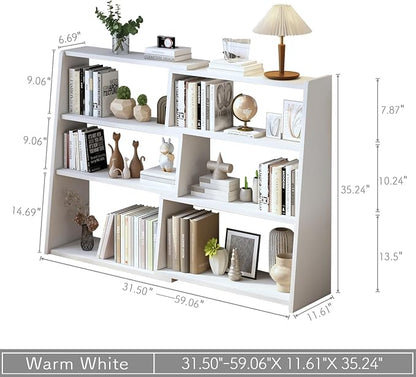 IOTXY Wooden Extendable Shelf Bookcase - Image 2