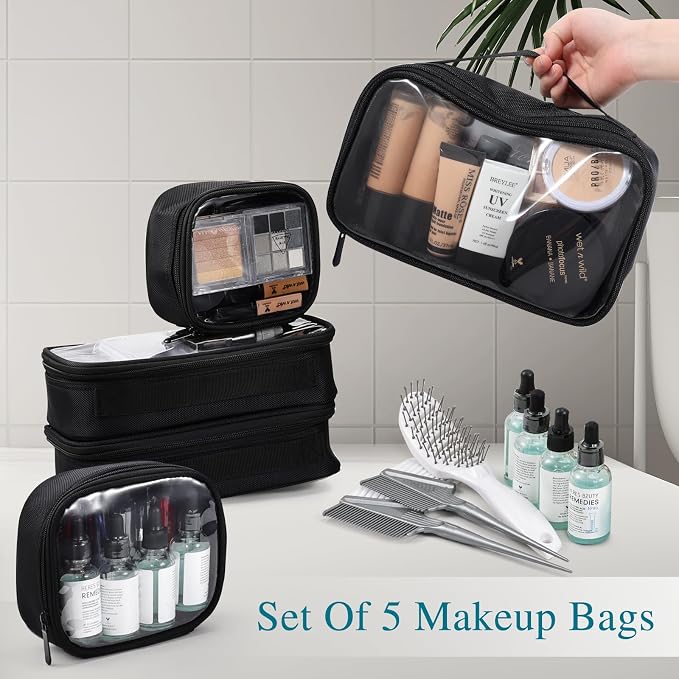 Stagiant Rolling Makeup Train Case, Professional Makeup Case, Travel Cosmetic - Image 5