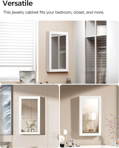 SONGMICS Lockable Jewelry Cabinet Armoire - Image 4