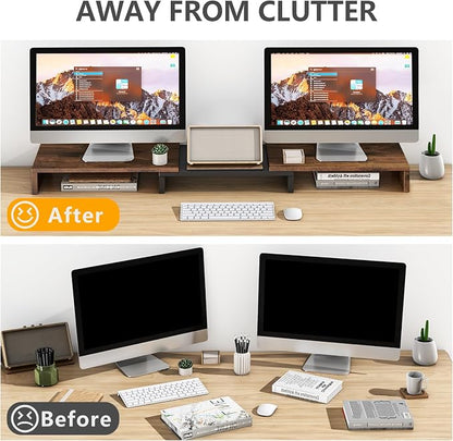 TAVR Dual Monitor Stand Riser, Computer Monitor Stands - Image 2