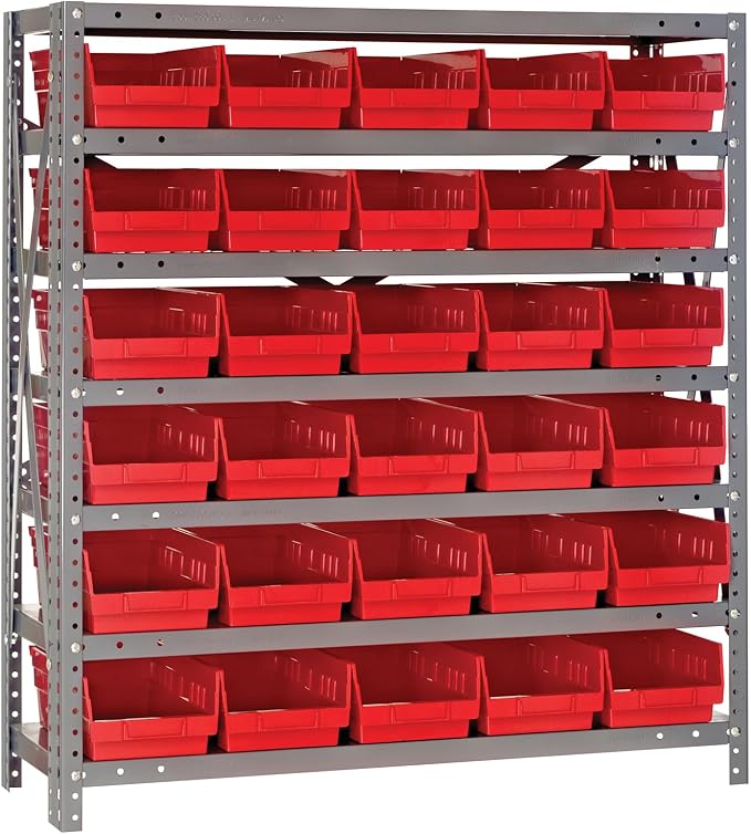 Quantum Storage Systems 1839-104RD Steel Shelving Unit by QuantumStorageSystems
