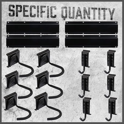 HORUSDY Stainless Steel Bike Storage Rack, 6 Bike Storage Hanger Wall Mount and - Image 4