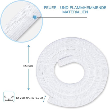 AGPTEK Cable Sleeve Cover, 20ft - Image 7