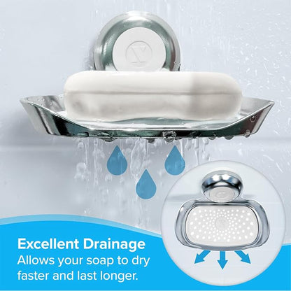 SlipX Solutions Strong Hold Soap Saver, Suction Cup Soap Holder - Image 4