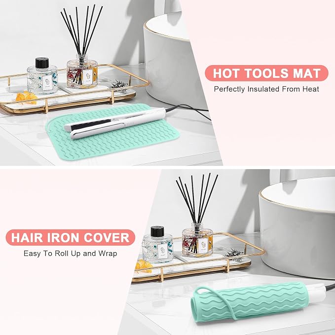 Plus Size Silicone Heat Resistant Mat, Portable Travel Hot Tools Pad Cover - Image 5