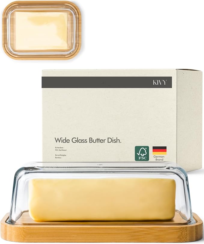 KIVY Large Butter Dish with Lid by KIVY