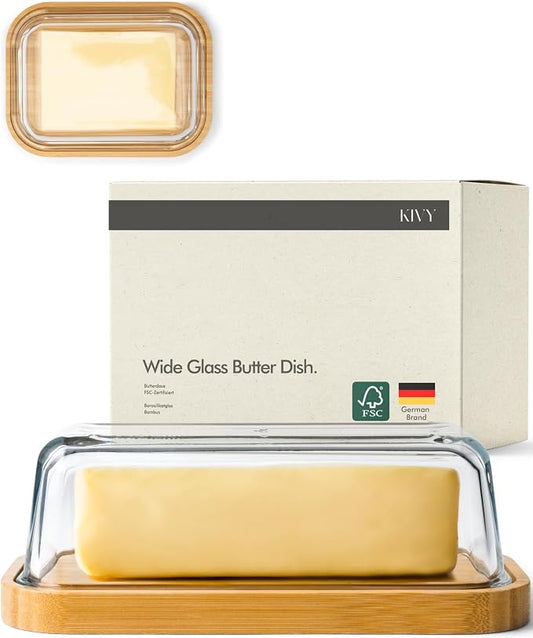 KIVY Large Butter Dish with Lid by KIVY