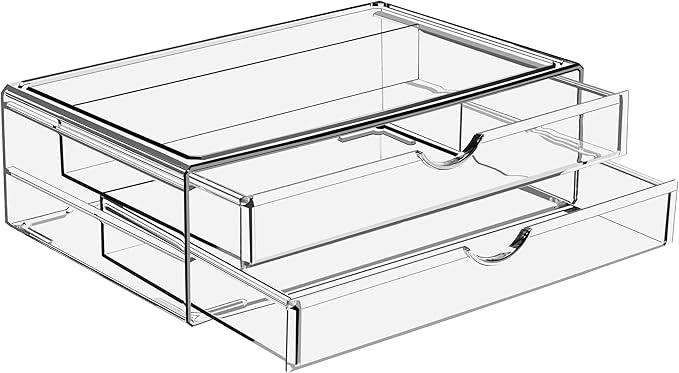 Sorbus Large Stackable Acrylic Drawers by Sorbus