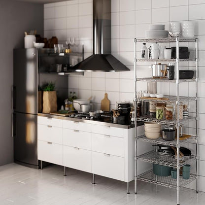 21" Deep x 24" Wide x 74" Height Wire Shelving Kit | 8-Tier | NSF Commercial - Image 6