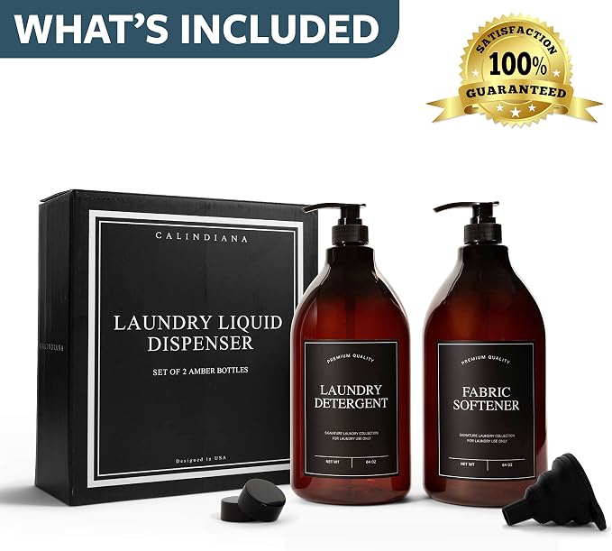 Calindiana Modern Farmhouse Liquid Laundry Detergent and Fabric Softener - Image 6