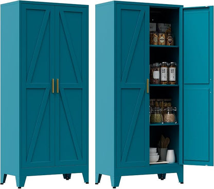 Metal Pantry Cabinet, Living Room, Dining Room, Bathroom and Home - Image 7