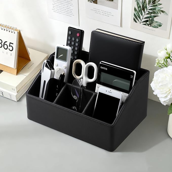Remote Control Holder with 5 Compartments - Image 2