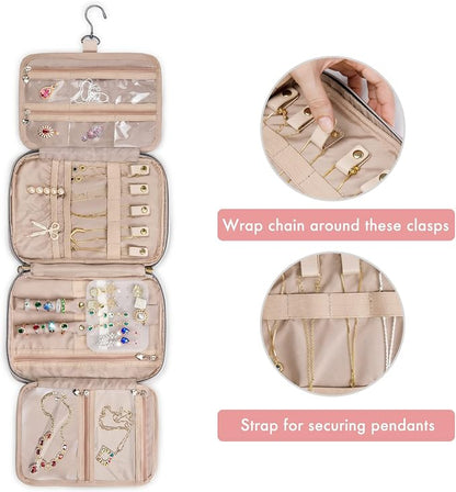 SFYBYHEART Travel Jewelry Organizer Case, Jewelry Travel Bags - Image 4
