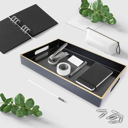 Spsyrine Black Bathroom Vanity Tray - Image 4