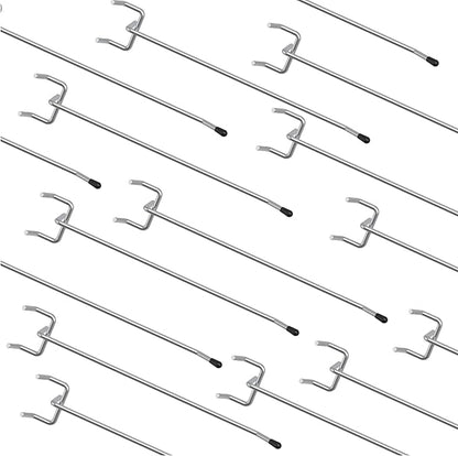 HUHOLE Pegboard Hooks 6 Inch 50PC, Ideal Garage Organization, Wall Storage Tool by HUHOLE