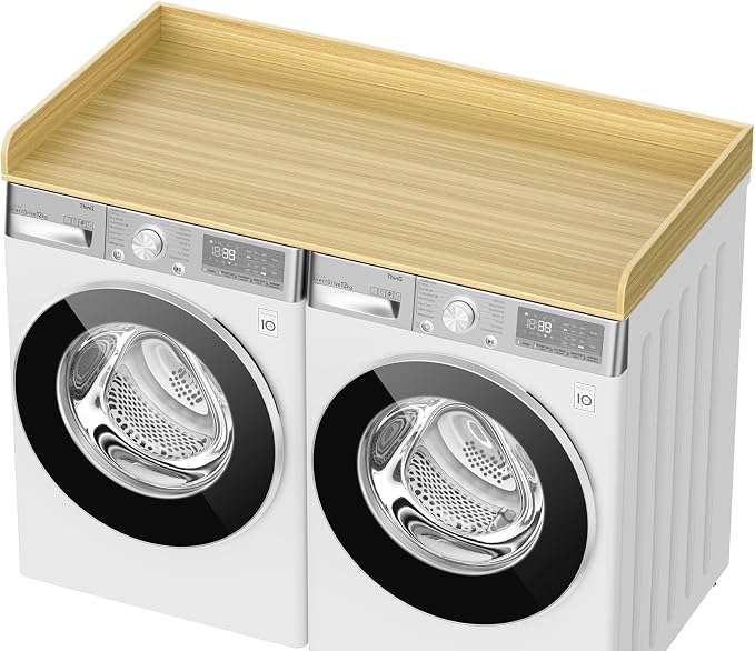 Washer Dryer Countertop, 27.5" D x 54" W Washer and Dryer Topper Covers by Unknown