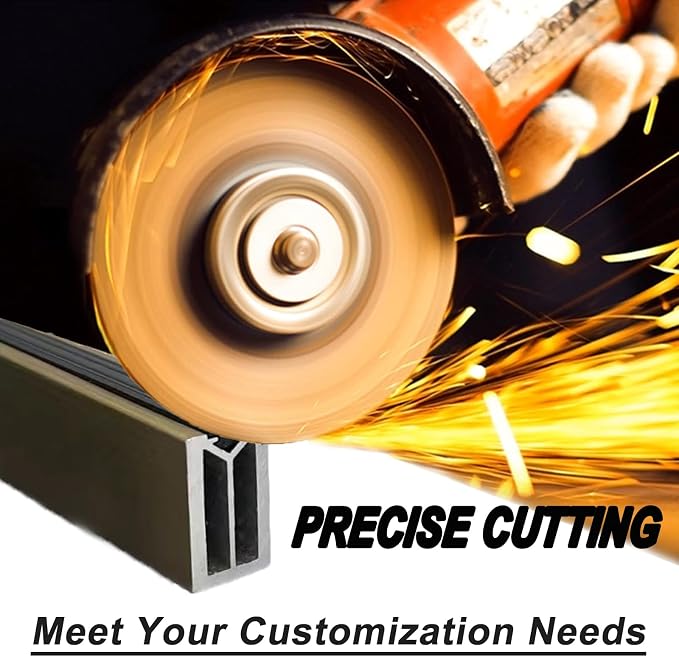 Square Closet Rods-Cuttable, Removable-Heavy Duty Black Wardrobe Rods and - Image 6