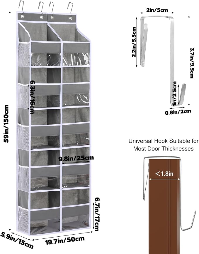 Over Door Yarn Storage Organizer Oxford Cloth Hanging Yarn Storage Organizer - Image 2