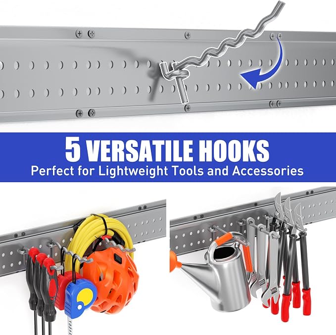 Garage Tool Organizer Wall Mount 64 inches - Image 6