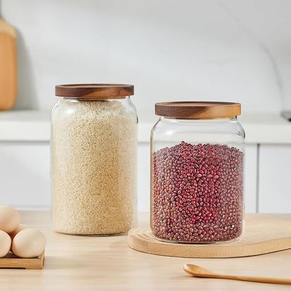 Sweejar Glass Jars for Laundry Room Organization, Half-Gallon Laundry Pods - Image 8