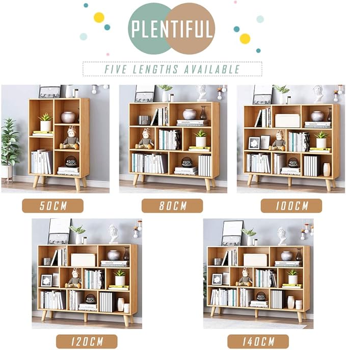 IOTXY Wooden Open Shelf Bookcase - Image 7