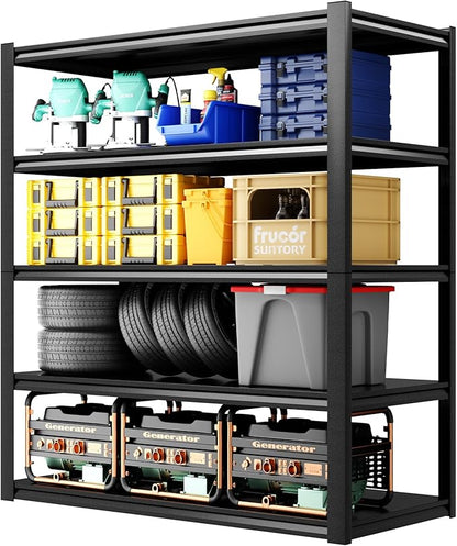 47.2" W x 23.7" D Garage Shelving Heavy Duty Storage Racks 3000LBS Adjustable by FogQueen