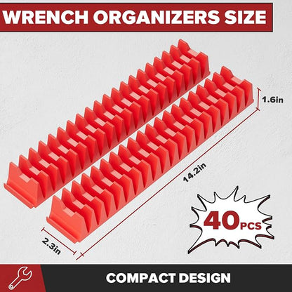 40PCS Modular Wrench Organizer Wrench Holder - Image 3