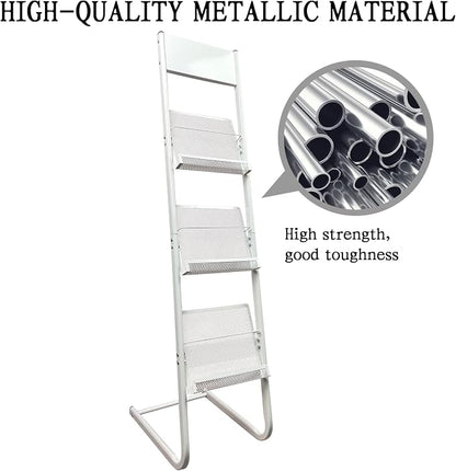 TONGMO Floor-standing 3-Layer Magazine Rack, Brochure Display Stand, made of - Image 4