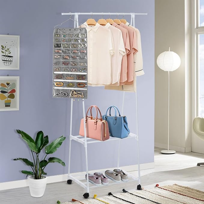 BB Brotrade Hanging Jewelry Organizer, Accessories Organizer, 56 Pocket - Image 4