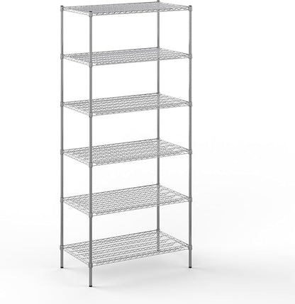 24" Deep x 42" Wide x 96" Height Wire Shelving Kit | 6-Tier | NSF Commercial by Regal+Altair