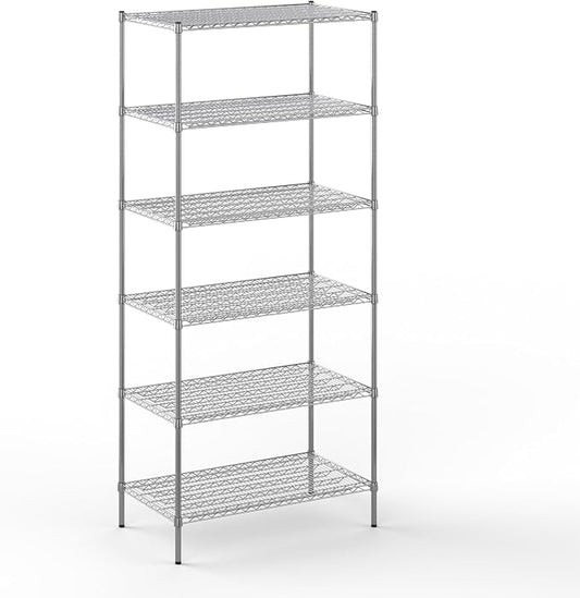 24" Deep x 42" Wide x 96" Height Wire Shelving Kit | 6-Tier | NSF Commercial by Regal+Altair